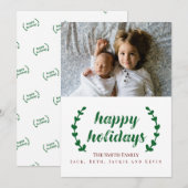 Kerstgroet Kaart (Voorkant / Achterkant)