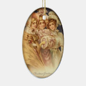 Kerstgroet  keramisch ornament (Rechts)