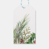 Kerstgroet Kerstdecoratie voor thuis Cadeaulabel (Achterkant)