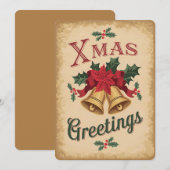 Kerstgroet Kerstkaart (Voorkant / Achterkant)