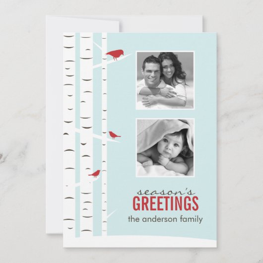 Kerstgroet Kerstkaart (Voorkant)