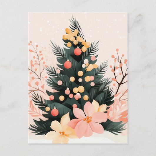 Kerstgroet Kerstkaart Briefkaart (Voorkant)
