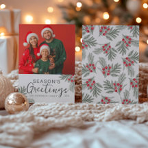 Kerstgroet Kerstkrans Foto