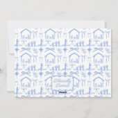 Kerstgroet Kerstmis, Vakantie Familiefoto Feestdagenkaart (Achterkant)