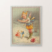 kerstgroet legpuzzel (Verticaal)