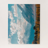 Kerstgroet meer Pukaki Nieuw-Zeeland Legpuzzel (Verticaal)