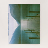 Kerstgroet meer Rotoiti Nieuw-Zeeland Legpuzzel (Verticaal)