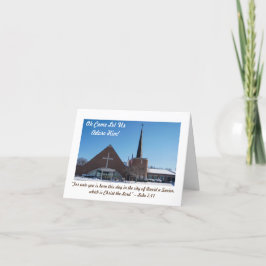 Kerstgroet met religieuze inslag feestdagen kaart