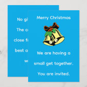 Kerstgroet met Uitnodiging (Voorkant / Achterkant)