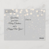 Kerstgroet met Vintage Kerstman in een Auto Briefkaart (Achterkant)