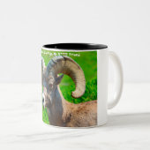 Kerstgroet, mijn liefdesvriendin tweekleurige koffiemok (Voorkant rechts)