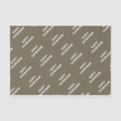 Kerstgroet Modern Tissuepapier (Voorkant)