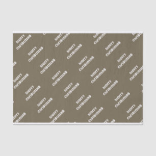 Kerstgroet Modern Tissuepapier