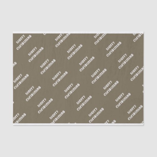 Kerstgroet Modern Tissuepapier (Voorkant)