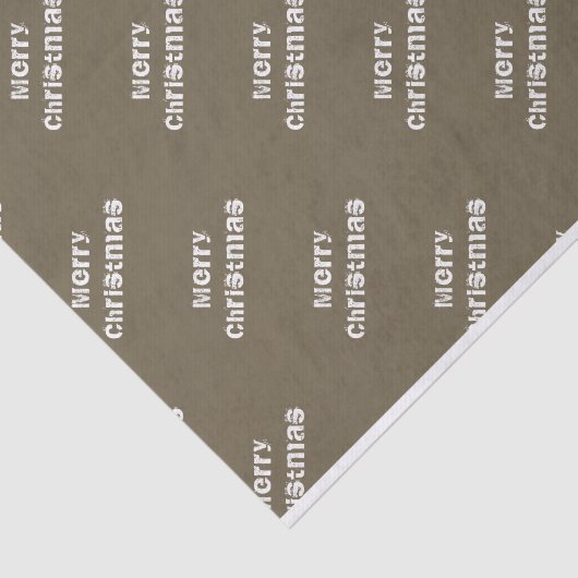 Kerstgroet Modern Tissuepapier (Detail)