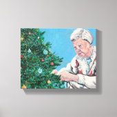 Kerstgroet NANNY/GRAMMY  Art Canvas Afdruk (Voorkant)