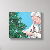 Kerstgroet NANNY/GRAMMY Art Canvas Afdruk (Voorkant)