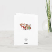 Kerstgroet Noordpool Kaart (Achterkant)