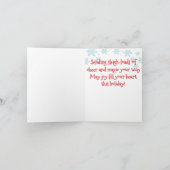 Kerstgroet Noordpool Kaart (Binnen)