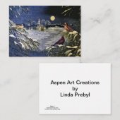 Kerstgroet Notecard Notitiekaartje (Voorkant / Achterkant)