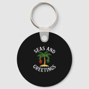 Kerstgroet Piraat Grappige Kerstuitdrukking Cruise Sleutelhanger