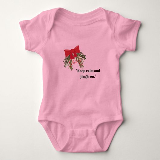 Kerstgroet Romper (Voorkant)
