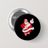 kerstgroet ronde button 5,7 cm (Voorkant /achterkant)