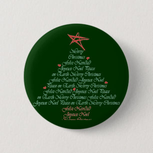 kerstgroet ronde button 5,7 cm