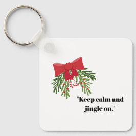 Kerstgroet Sleutelhanger