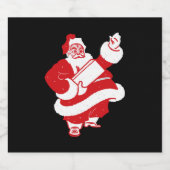  kerstgroet sparkling wijnetiket (Enkel label)