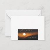 Kerstgroet - Taughannock Falls Notitiekaartje (Achterkant)