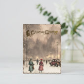 Kerstgroet vakantie Kaart (Staand voorkant)