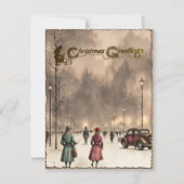 Kerstgroet vakantie Kaart (Voorkant)