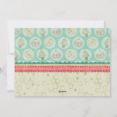 Kerstgroet van Cocoa Penguin Feestdagenkaart (Achterkant)