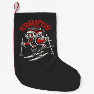 Kerstgroet van de Krampus Kerstduivel Kleine Kerstsok