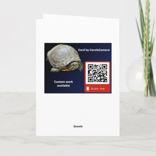 Kerstgroet van Guldenroede & Zangvogels Kaart (Achterkant)