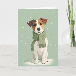 Kerstgroet van Jack Russell Kaart