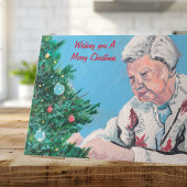 Kerstgroet van NANNY / GRAMMY handgeschilderd Kaart