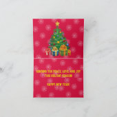 Kerstgroet van Sinterklaas Kaart (Binnen)