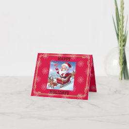 Kerstgroet van Sinterklaas Kaart