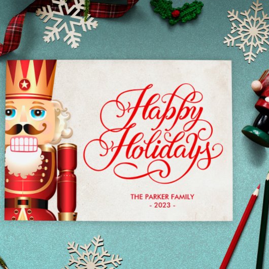 Kerstgroet voor de feestdagen van The Nutcracker Kaart