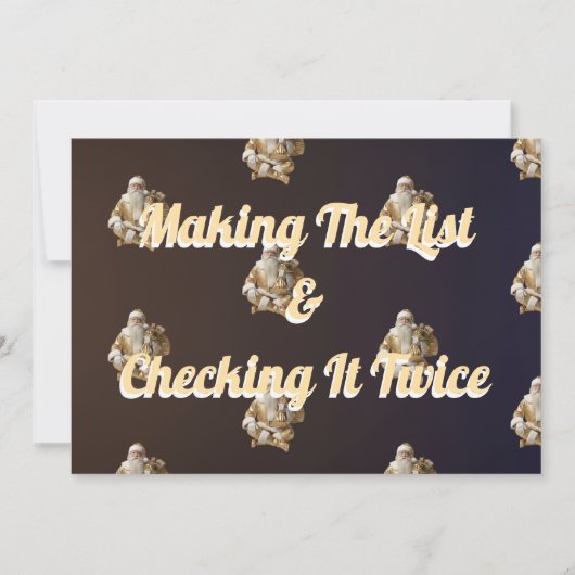 Kerstgroet voor vrolijk  feestdagenkaart (Voorkant)