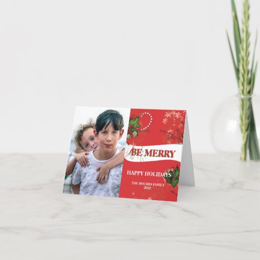 Kerstgroet Vouwkaart Kaart (Voorkant)