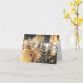 Kerstgroet Vouwkaart Kaart (Gele Bloem)