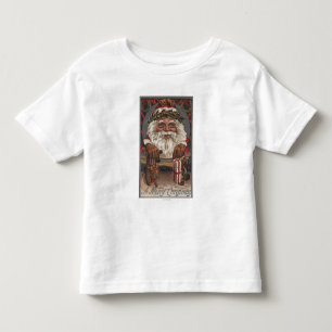 KerstgroetBig Santa Head Kinder Shirts