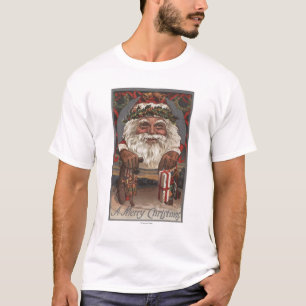 KerstgroetBig Santa Head T-shirt