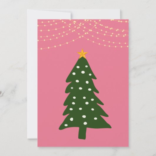 Kerstgroetekaart Kaart (Achterkant)