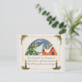 Kerstgroeten aan onze vrienden kaart (Staand voorkant)