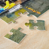 Kerstgroeten Alaska Ketchican Legpuzzel (Zijkant)