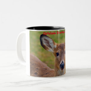 Kerstgroeten Allerliefste Tweekleurige Koffiemok